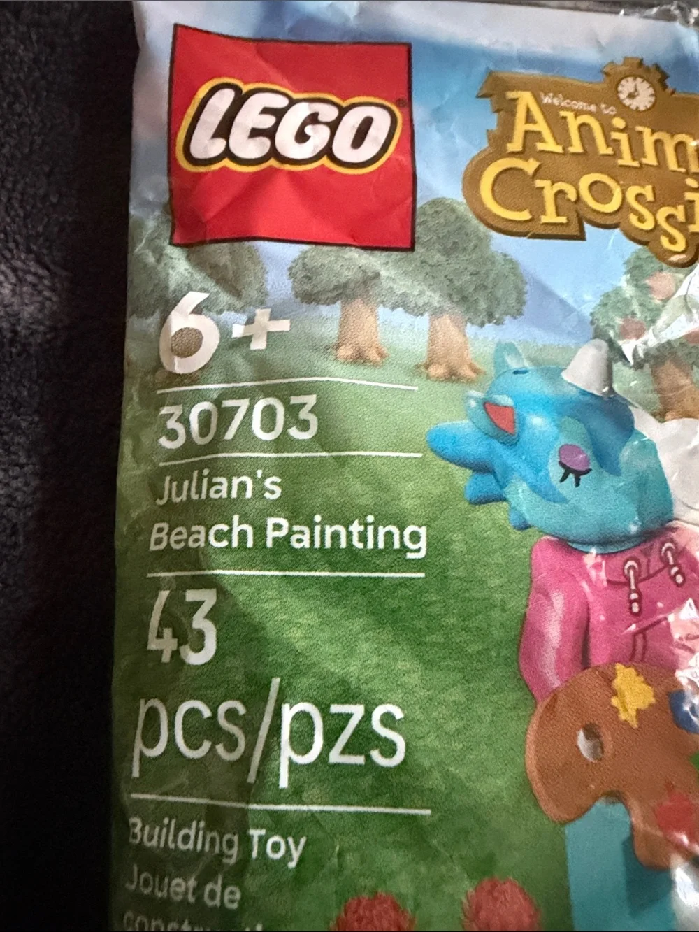 LEGO Animal Crossing Julian Beach Painting set 30703 NWT unopened